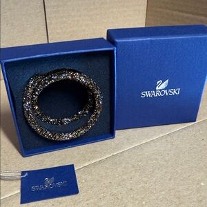 Swarovski Black and Gold Crystal Bracelet